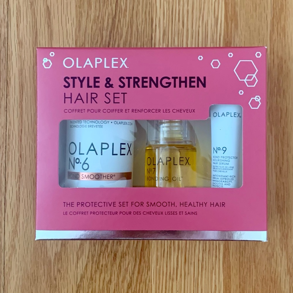 OLAPLEX Style & Strengthen Hair Set, No. 6, No. 7, & Mini No. 9 NIB